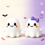 CALMIA Halloween Cute Ghost Squishy |  Kawaii Stress Relief Fidget Toy
