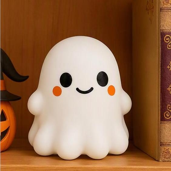 CALMIA Halloween Cute Ghost Squishy |  Kawaii Stress Relief Fidget Toy