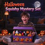 CALMIA Halloween Squishy Mystery Set｜Viral TikTok Pull Ball Surprise Bundle