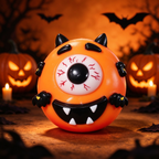 CALMIA Halloween Monster Squishy | Removable silicone face details