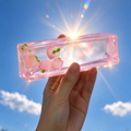 Clear Fruit Bar Squishy | Transparent Moldable Stress Relief Fidget Toy