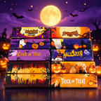 CALMIA Halloween Squishy Mystery Set｜Viral TikTok Pull Ball Surprise Bundle